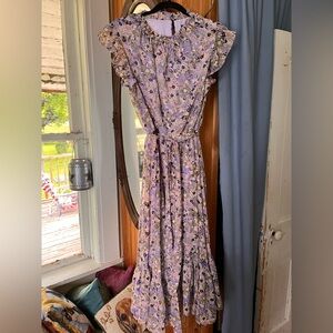 Floral Purple Dress